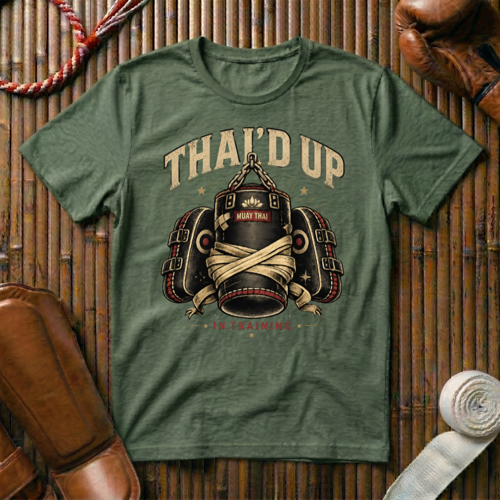 Thai`d Up In Training - T‑Shirt