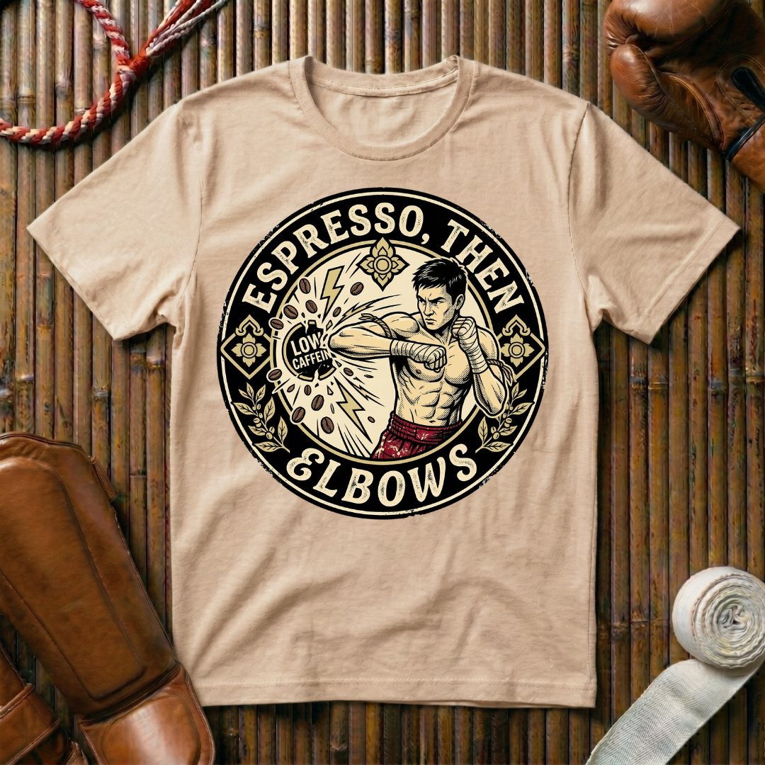 Espresso, Then Elbows - T-Shirt
