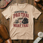 Powered By Pad Thai & Muay Thai - T‑Shirt