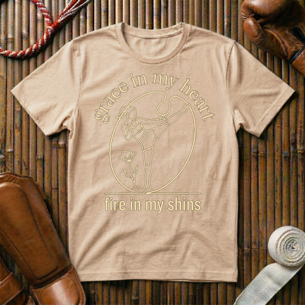 Grace In My Heart - Fire In My Shins - T-Shirt