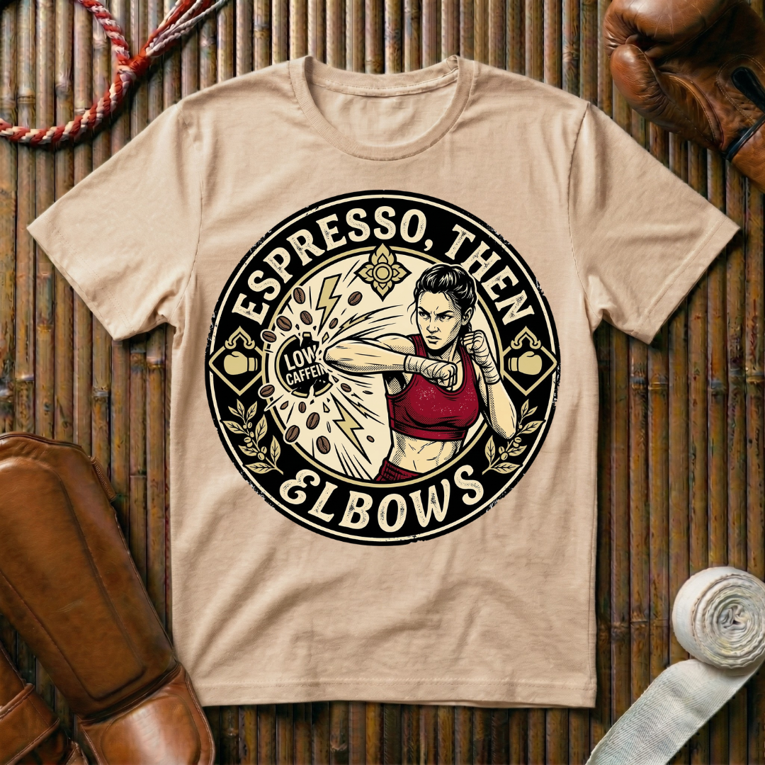 Espresso, Then Elbows - T-Shirt