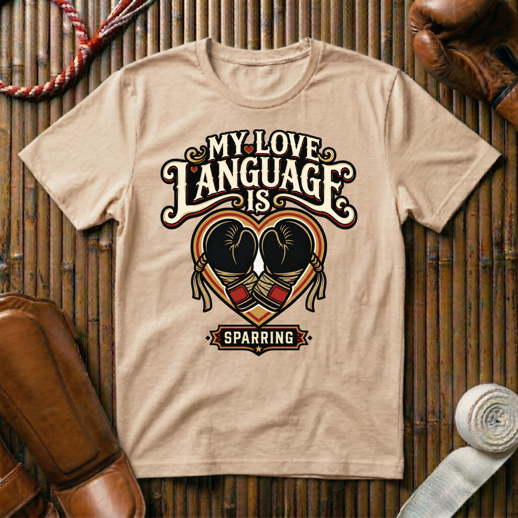 My Love Language Is Sparring - T‑Shirt