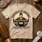 Corporate By Contract, Fighter By Night Muay - T-Shirt