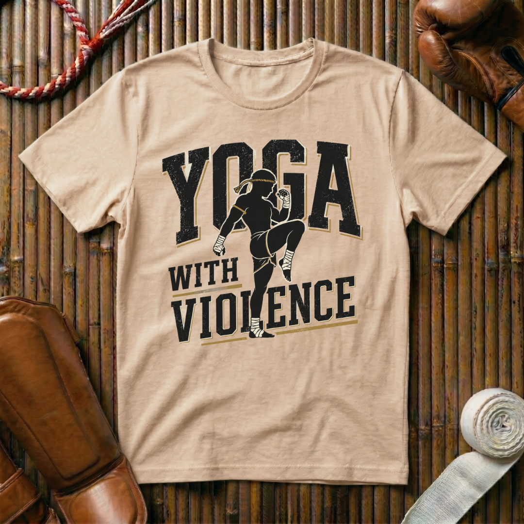 Yoga With Violence - T-Shirt
