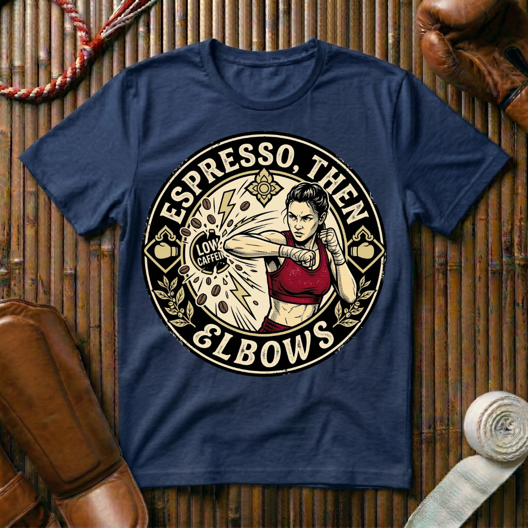 Espresso, Then Elbows - T-Shirt