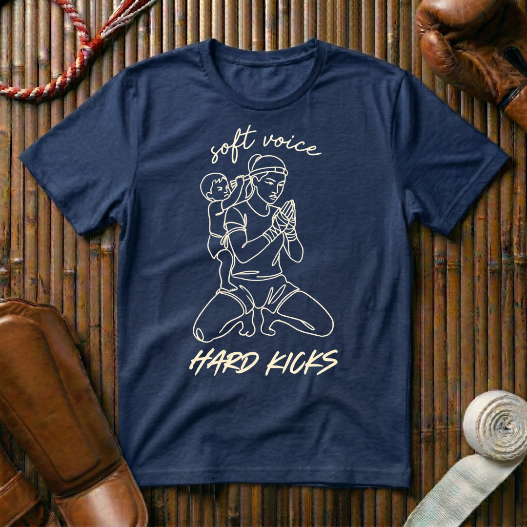 Soft Voice - Hard Kicks - T-Shirt