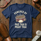 Powered By Pad Thai & Muay Thai - T‑Shirt