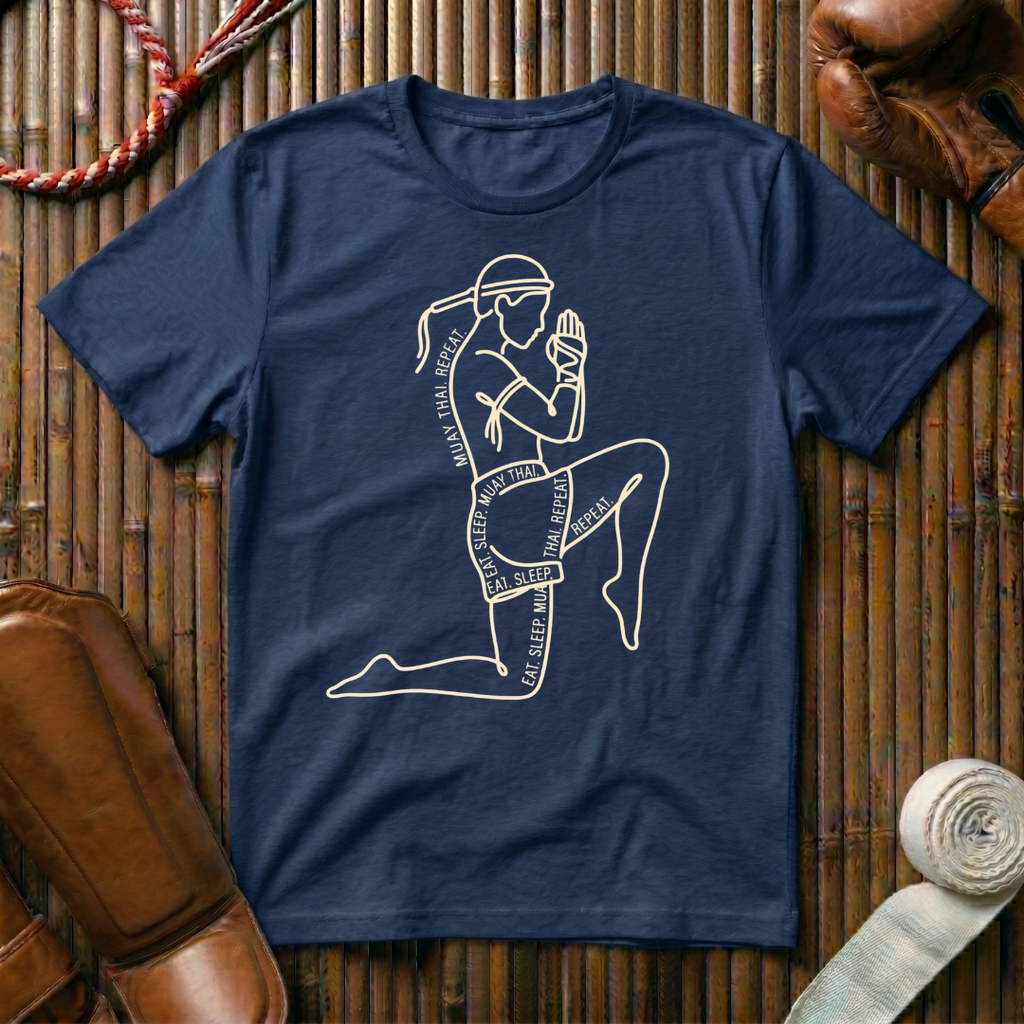 Muay Thai Repeat - T-Shirt