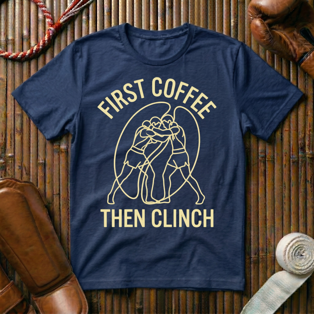 First Coffee - Then Clinch - T-Shirt