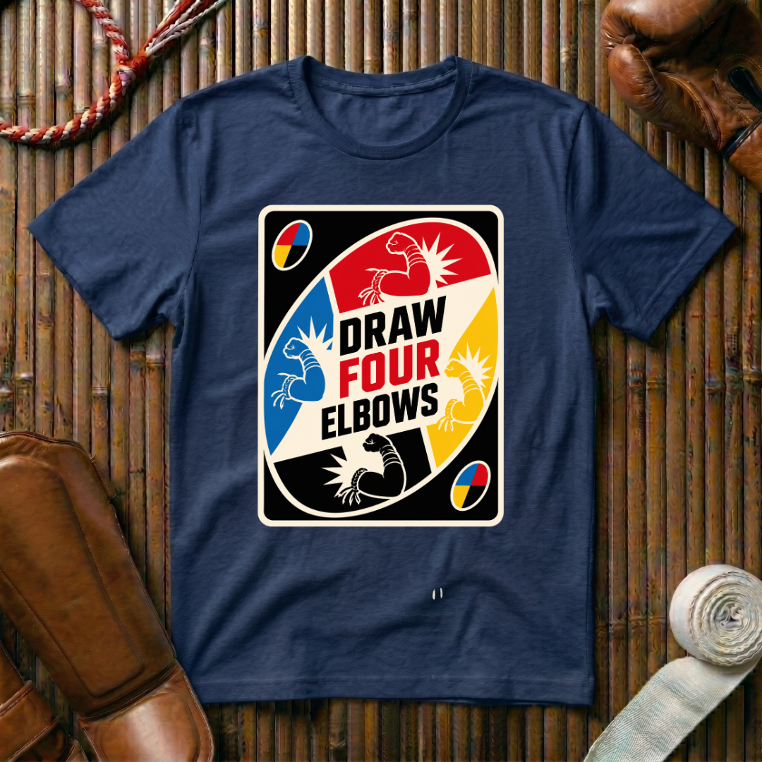 Draw Four Elbows - T‑Shirt