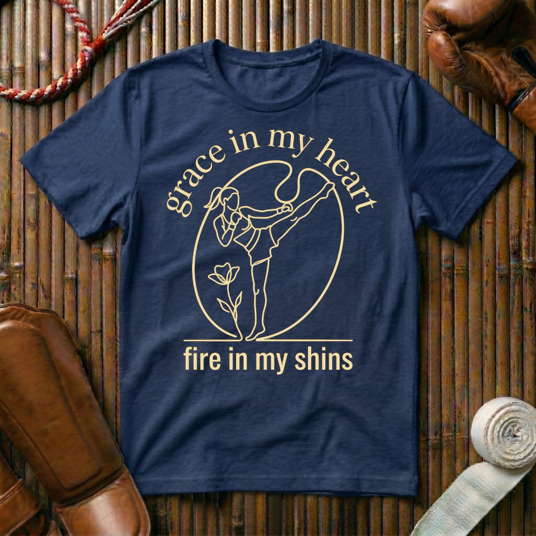 Grace In My Heart - Fire In My Shins - T-Shirt