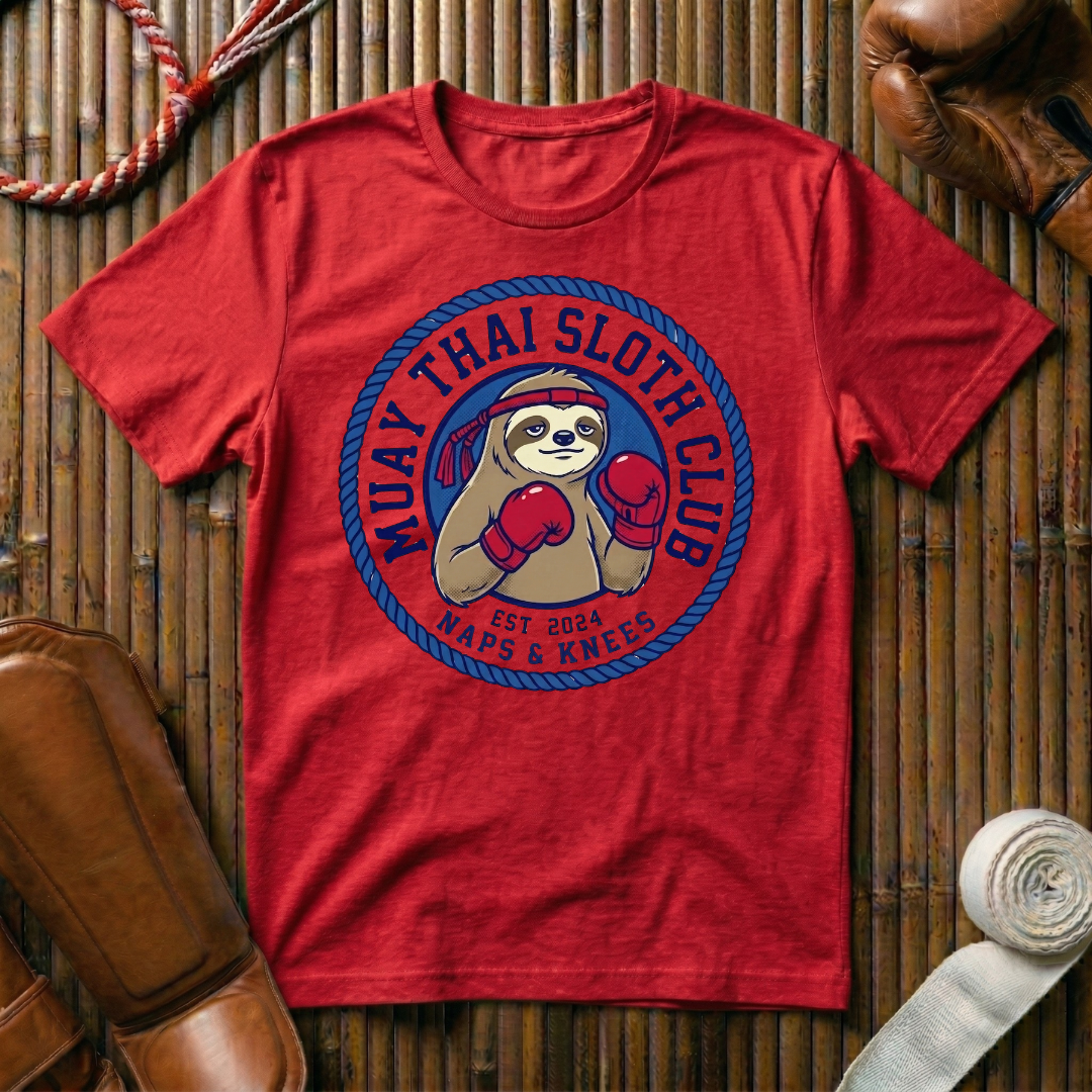 Muay Thai Sloth Club - T-Shirt