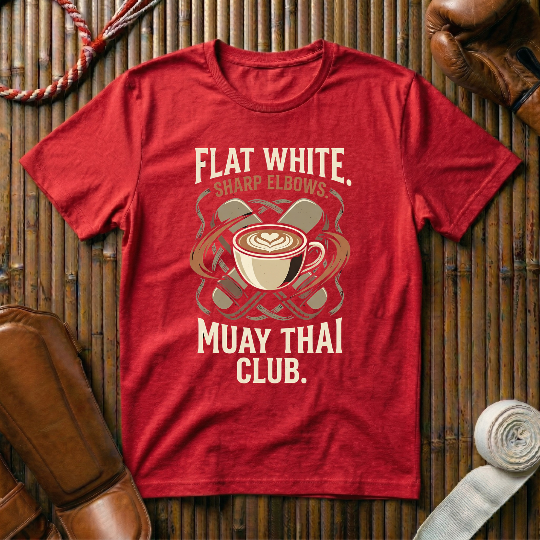 Flat White Sharp Elbows - T-Shirt