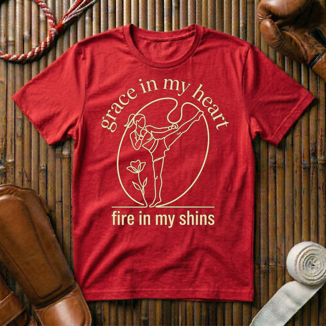 Grace In My Heart - Fire In My Shins - T-Shirt