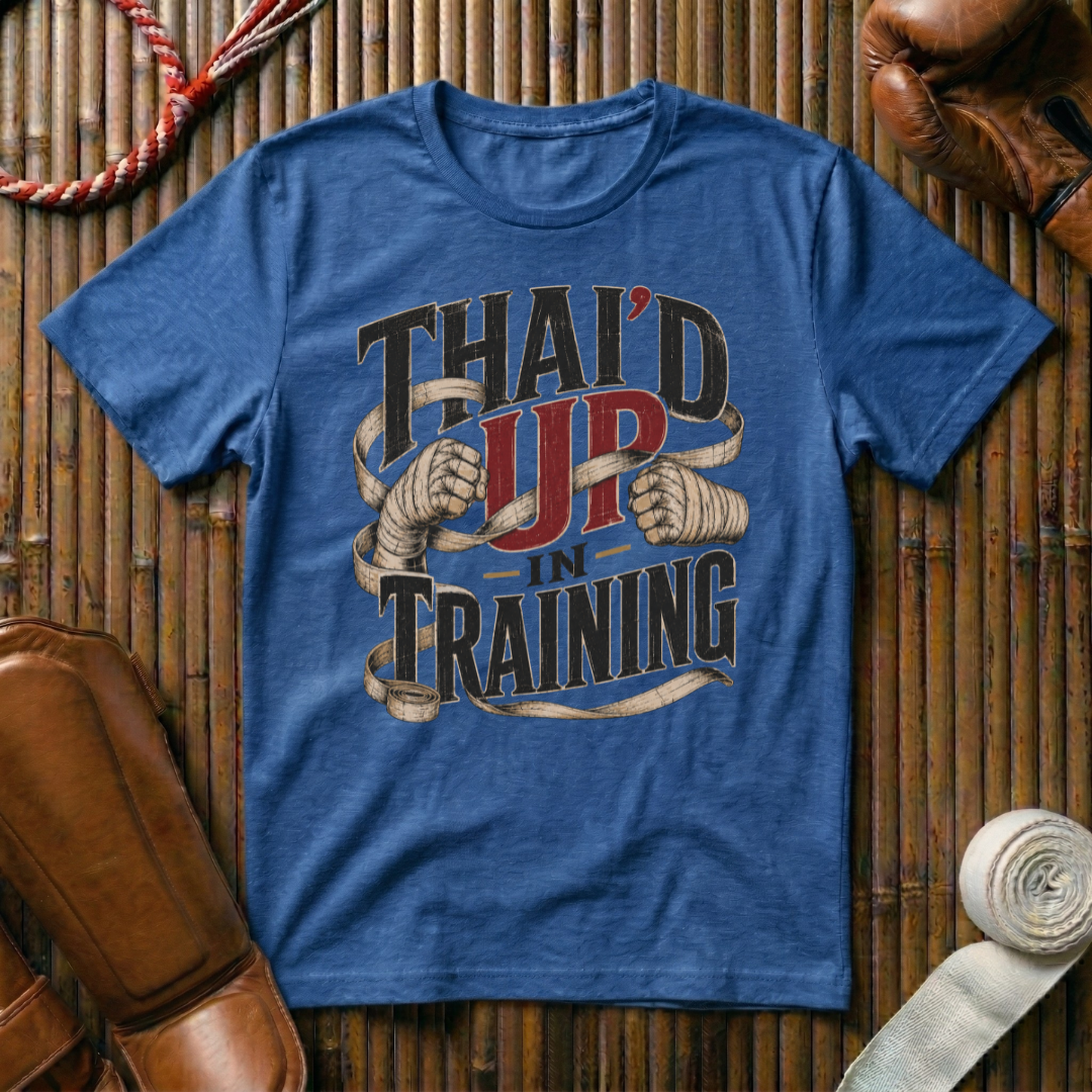 Thai`d Up In Training - T‑Shirt