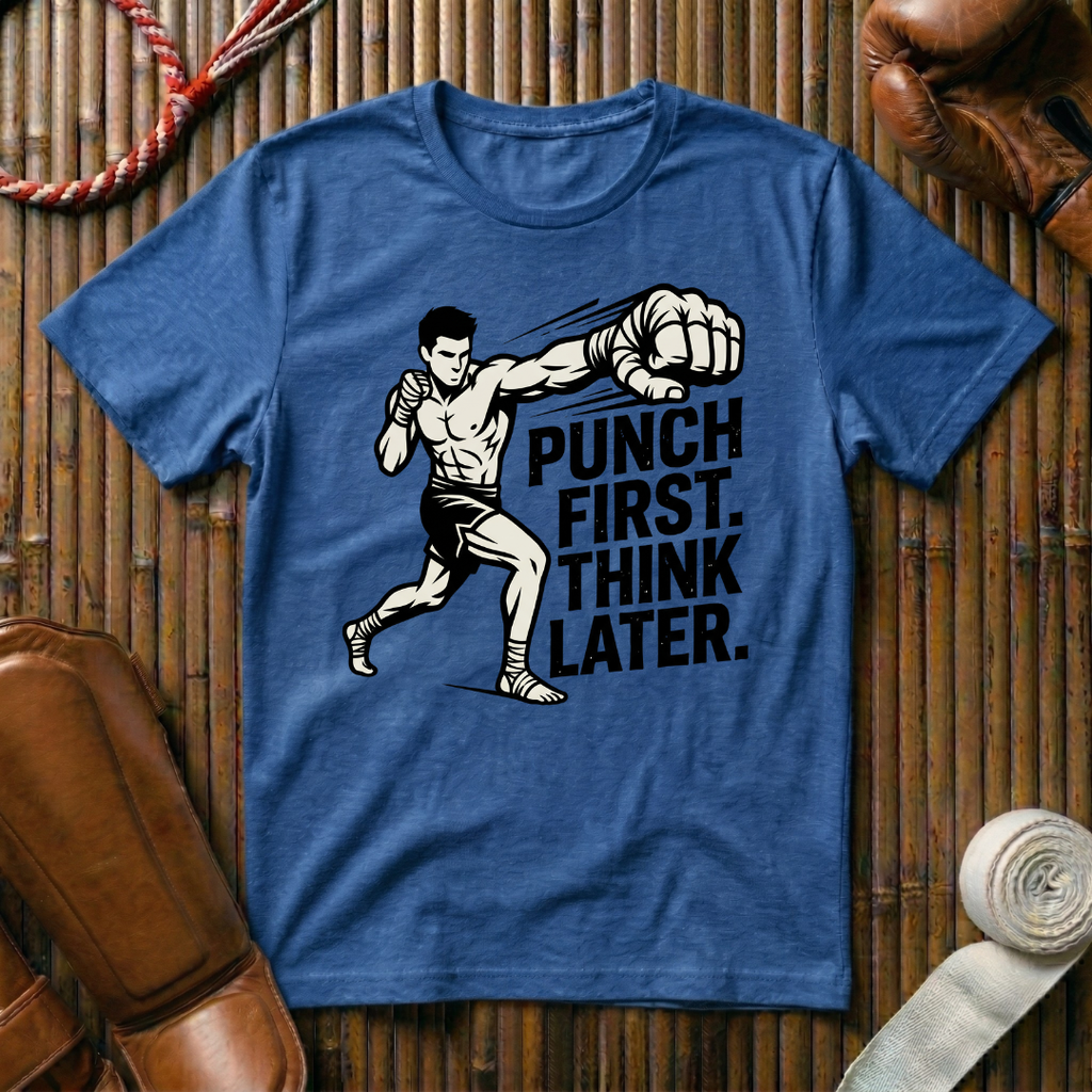 Punch First, Think Later - T-Shirt