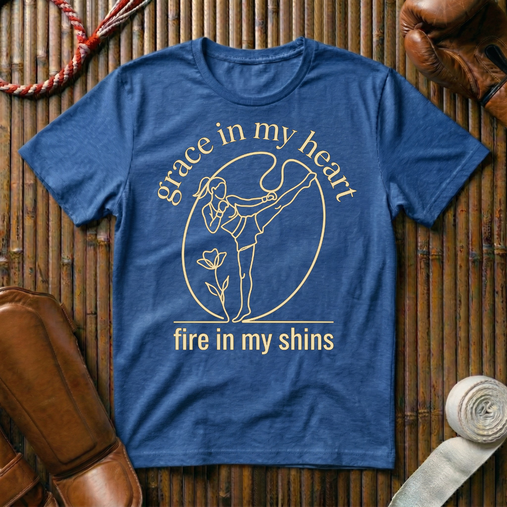 Grace In My Heart - Fire In My Shins - T-Shirt