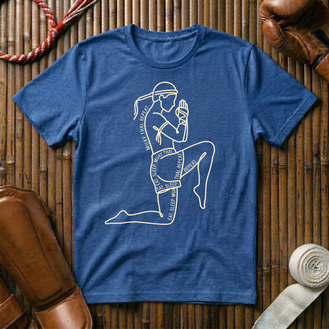 Muay Thai Repeat - T-Shirt