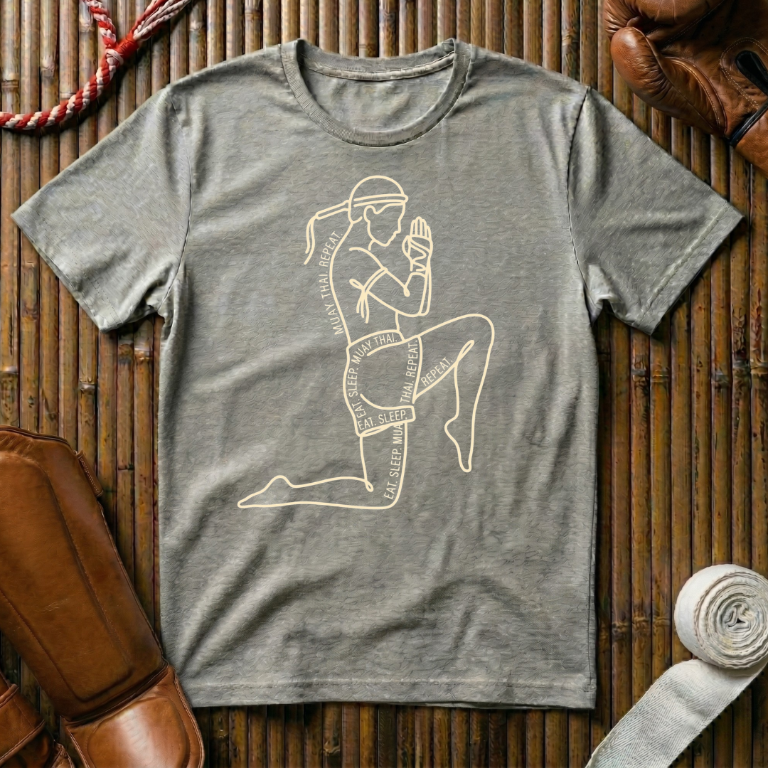Muay Thai Repeat - T-Shirt