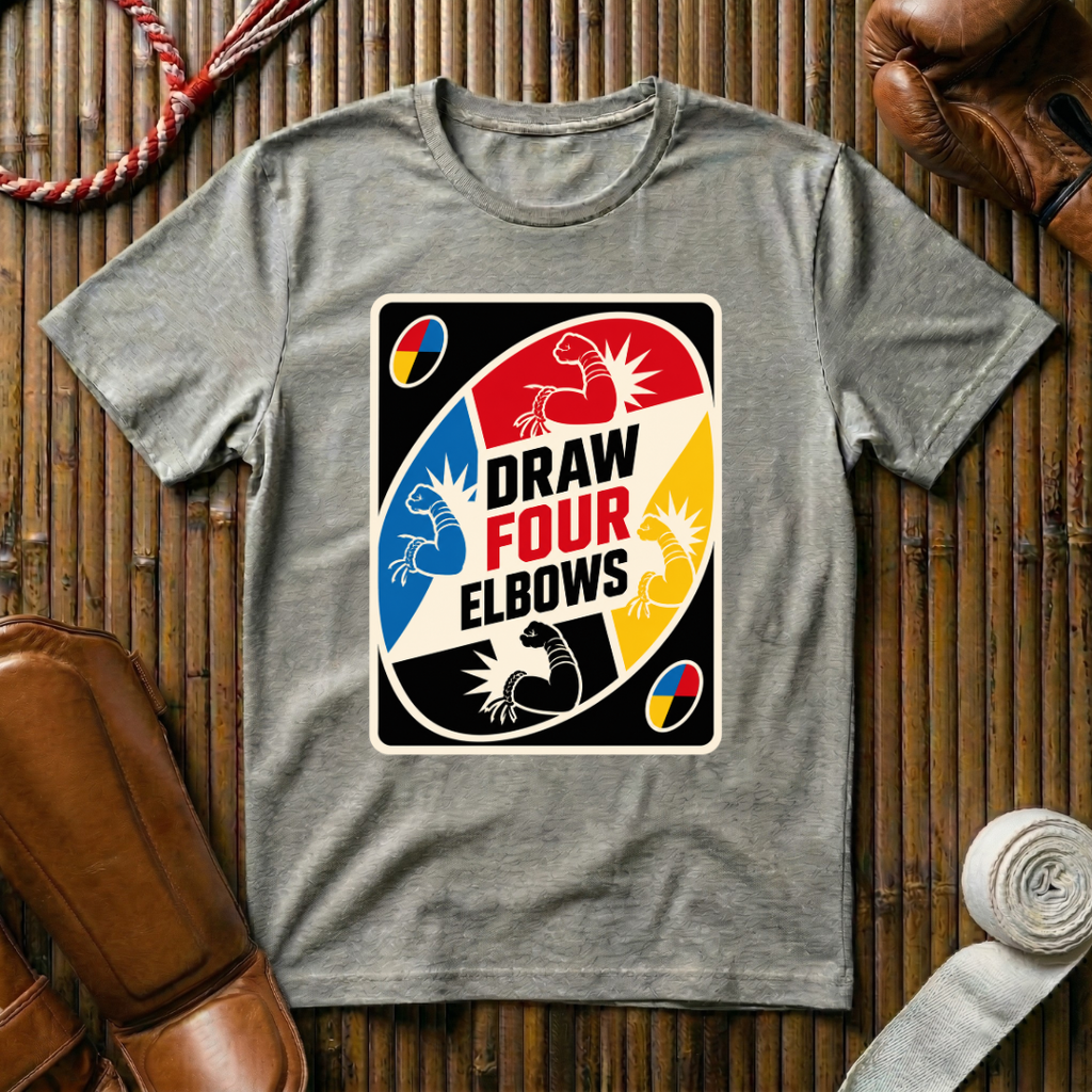 Draw Four Elbows - T‑Shirt