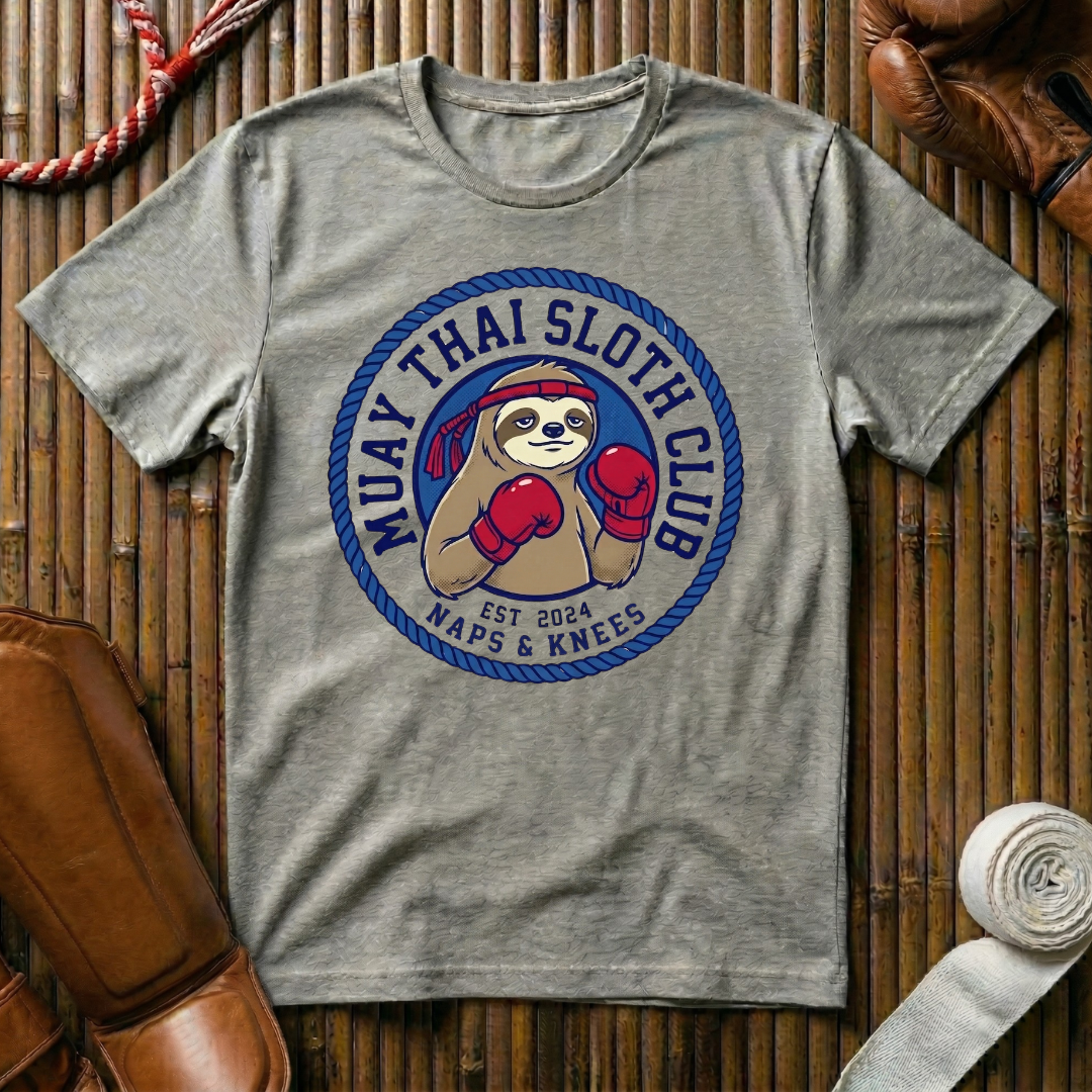 Muay Thai Sloth Club - T-Shirt