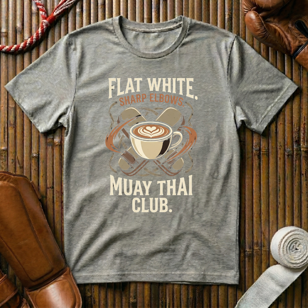 Flat White Sharp Elbows - T-Shirt