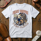 First Coffee Then Clinch Time - T-Shirt