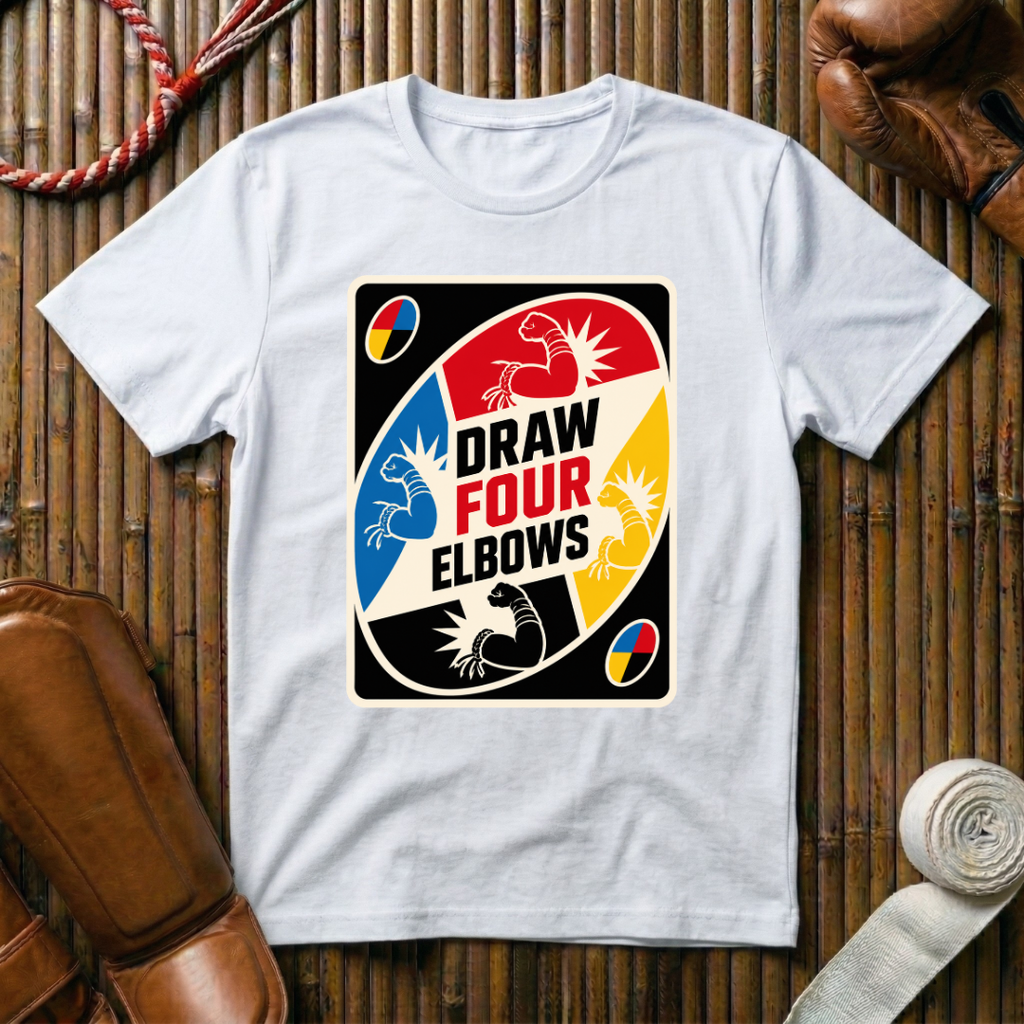 Draw Four Elbows - T‑Shirt