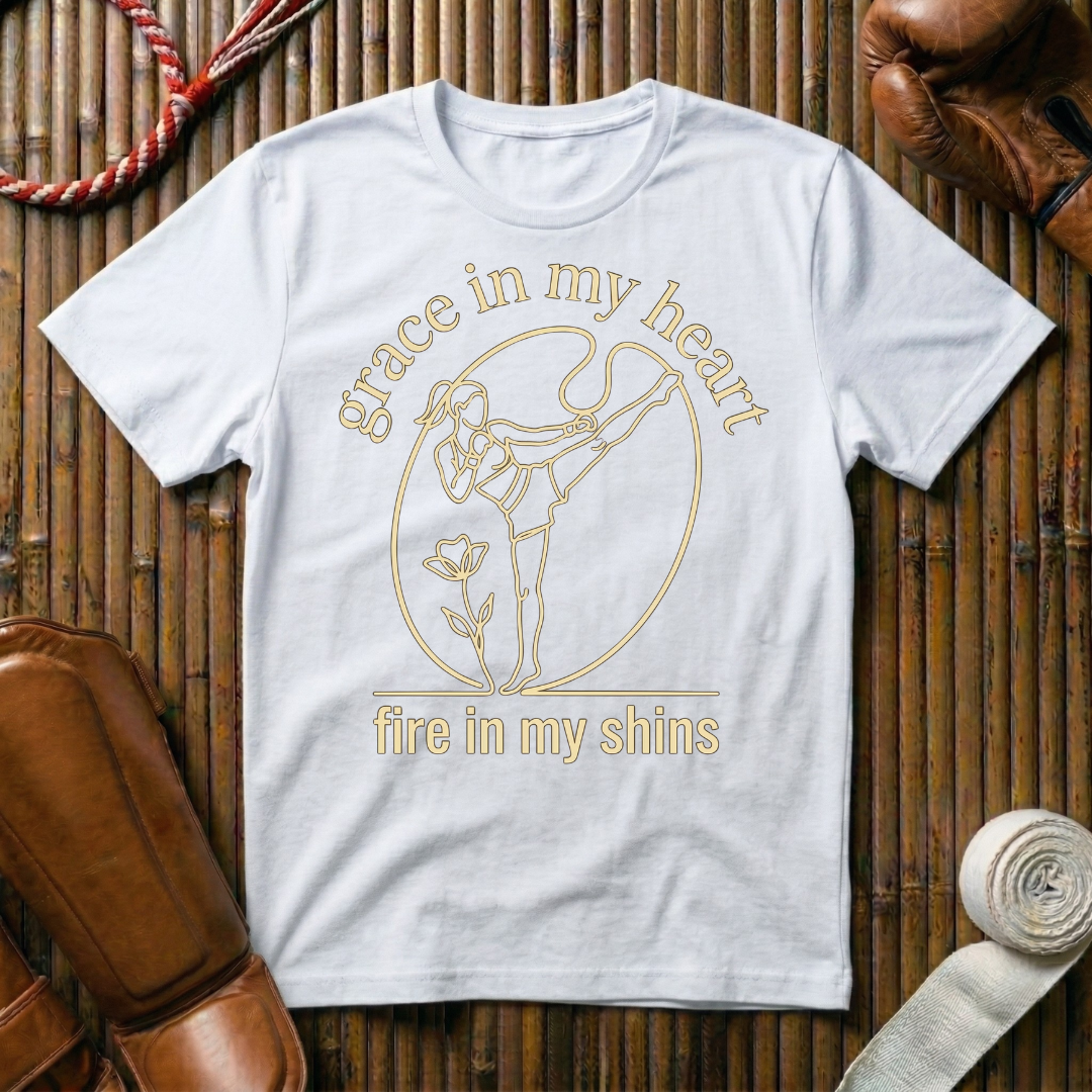 Grace In My Heart - Fire In My Shins - T-Shirt