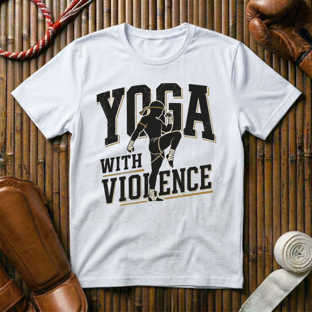 Yoga With Violence - T-Shirt